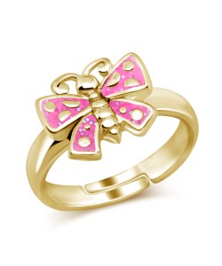 Kids Rings Gorgeous Butterfly CDR-09-GP